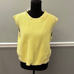 Wishlist Light Yellow Knit Top